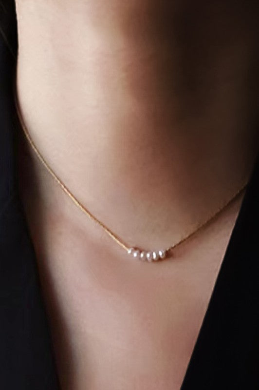 Chain Neckless with Pearls