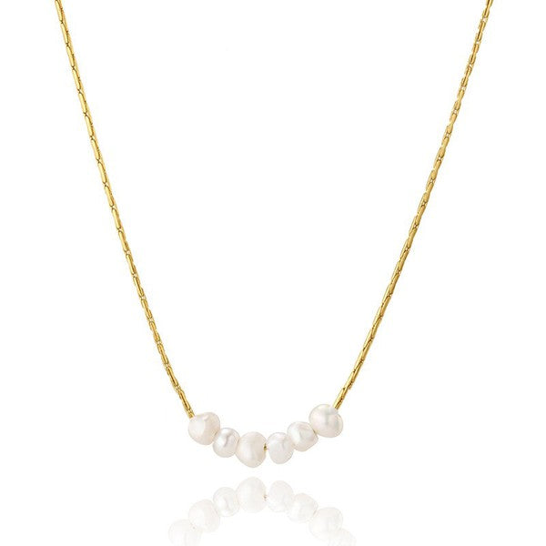 Chain Neckless with Pearls