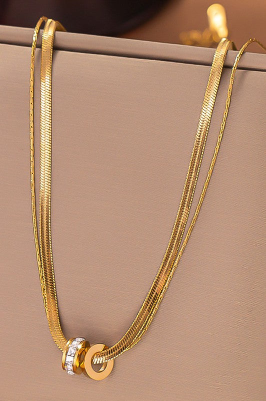 Herringbone Chain Necklace