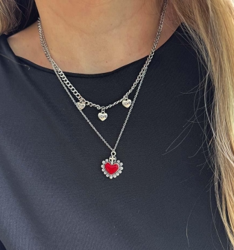 Red Heart Necklace